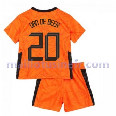 Maillot de Foot Pays-Bas Donny van de Beek 20 Domicile UEFA EURO 2020 - Enfant Maillot de Foot Pays-Bas Donny van de Beek 20 Domicile UEFA EURO 2020 - Enfant